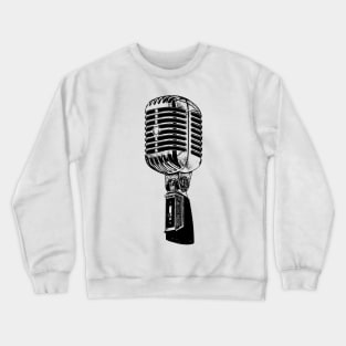 Microphone. Crewneck Sweatshirt